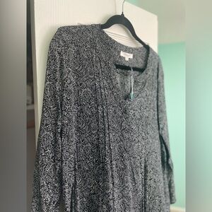Brand New Stitch Fix Black & White Paisley Blouse